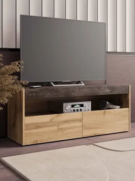 ТВ тумба Вегас Дуб Вотан/Ателье темн.