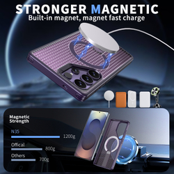 Прозрачный чехол Mesh Pro Magnetic Case для Samsung Galaxy S25 Ultra