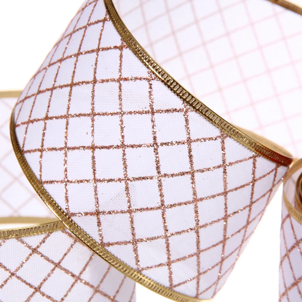 Лента для декорирования «Волшебные нити» 6,3 см, 2,7 м, Шампань