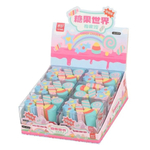 Ластик Qihao, фигурный, серия "Конфетки", цилиндрической формы, 6 шт