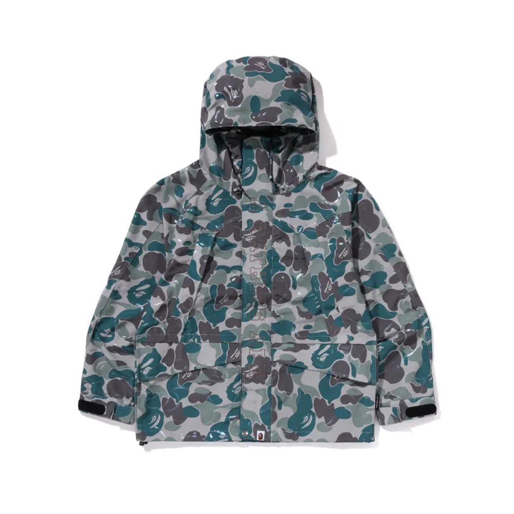 A Bathing Ape Laminated Camo Snowboard Куртка