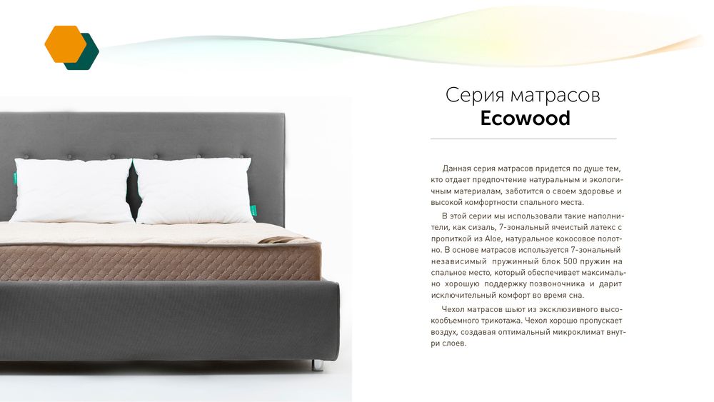 Матрас Ecowood Sisal Aloe