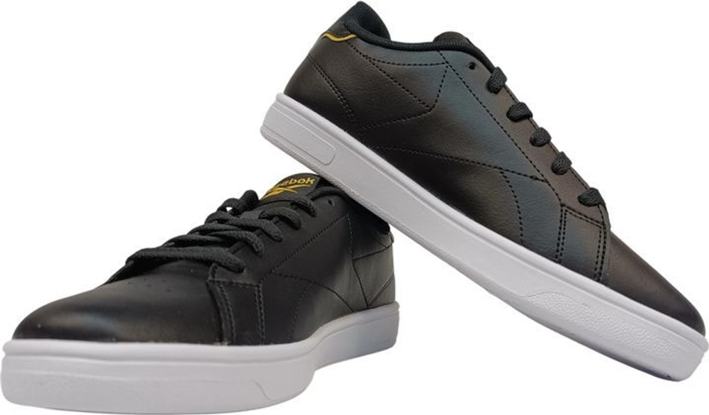Кеды REEBOK COURT CLEAN черно-бело-желтый