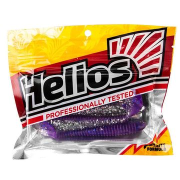 Виброхвост Catcher 3,55'/9 см Silver Sparkles & Fio 5шт. (HS-2-036) Helios