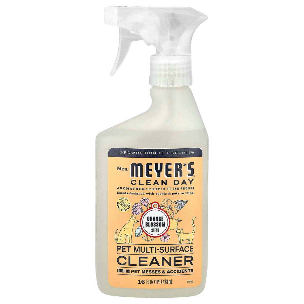 Mrs. Meyers Clean Day, Pet Multi-Surface Cleaner, апельсиновый цвет, 473 мл (16 жидк. Унций)