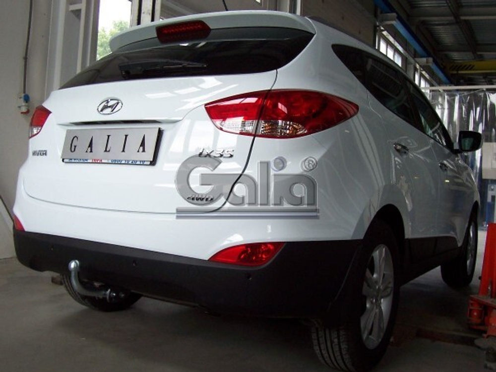 Фаркоп оцинкованный Galia H083C для Hyundai ix35 2010-2015, Kia Sportage 2010-2015(паспорт и сертификат в комплекте)(без электрики)