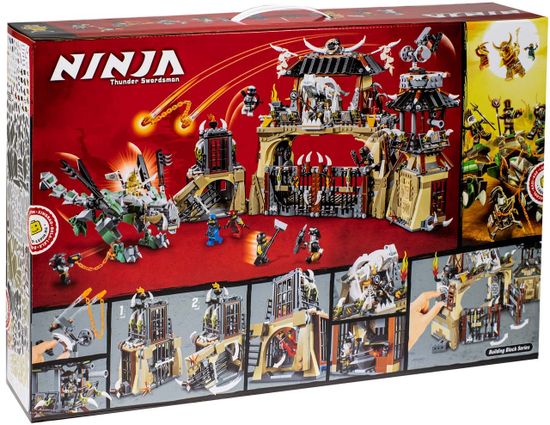 Конструктор Ninja " Пещера драконов " 1723 деталей , Bela арт.10940