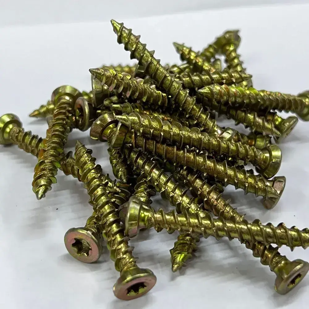 Шуруп по бетону 7,5*52 (100 шт) желтый цинк, нагель, анкер по бетону