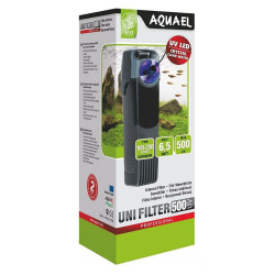 Aquael Unifilter 500 UV Power внутренний фильтр со стерилизатором (до 200 л), 500 л/ч