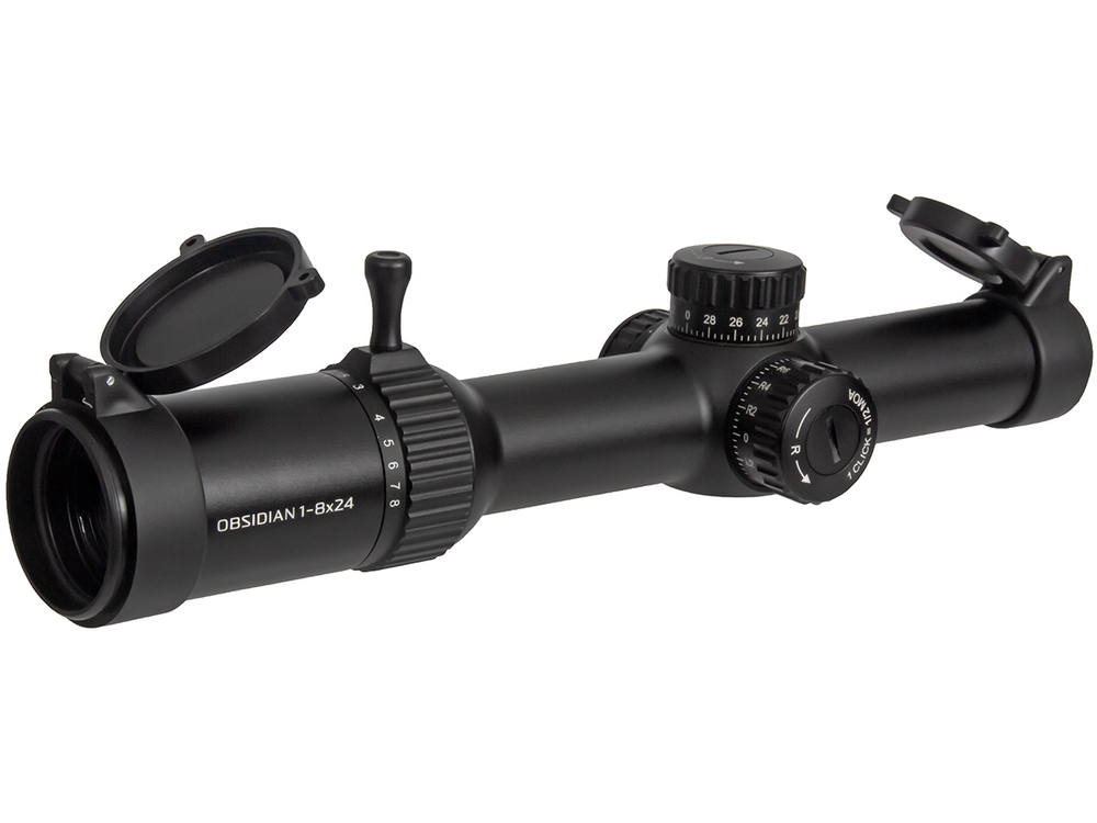 Прицел Gaut Obsidian 1-8x24, сетка 62 (Half MD), 1/2 МОА