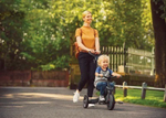 Велосипед-беговел Globber Trike Explorer 4 в 1 Deluxe Play Black-Grey