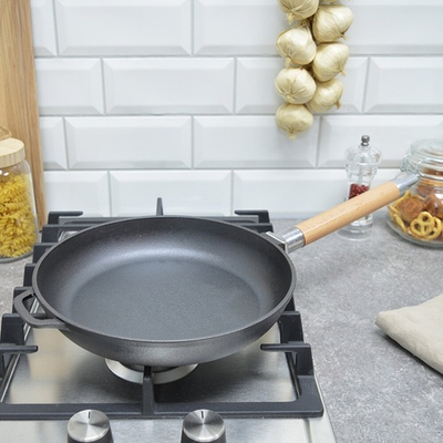 Сковорода 24см чугунная со съемной ручкой тм Гардарика