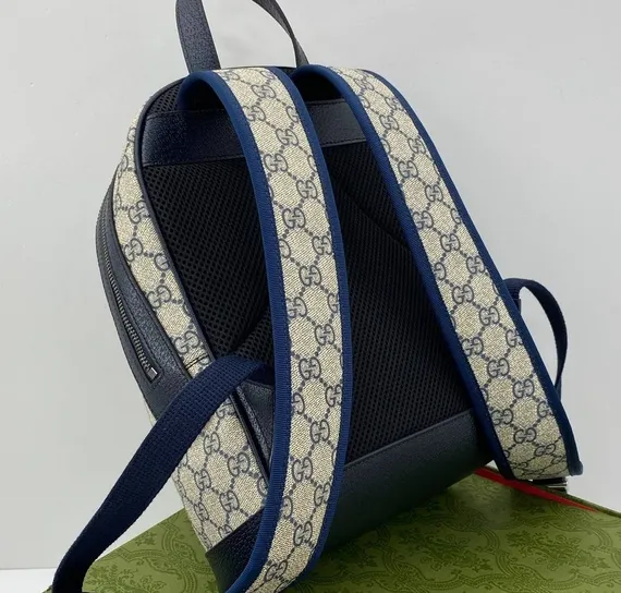 Рюкзак Gucci Ophidia темно-синий/бежевый