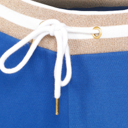 Женские теннисные брюки Quiet Please Retro Stripe Training Pants Women - Blue, Multicoloured