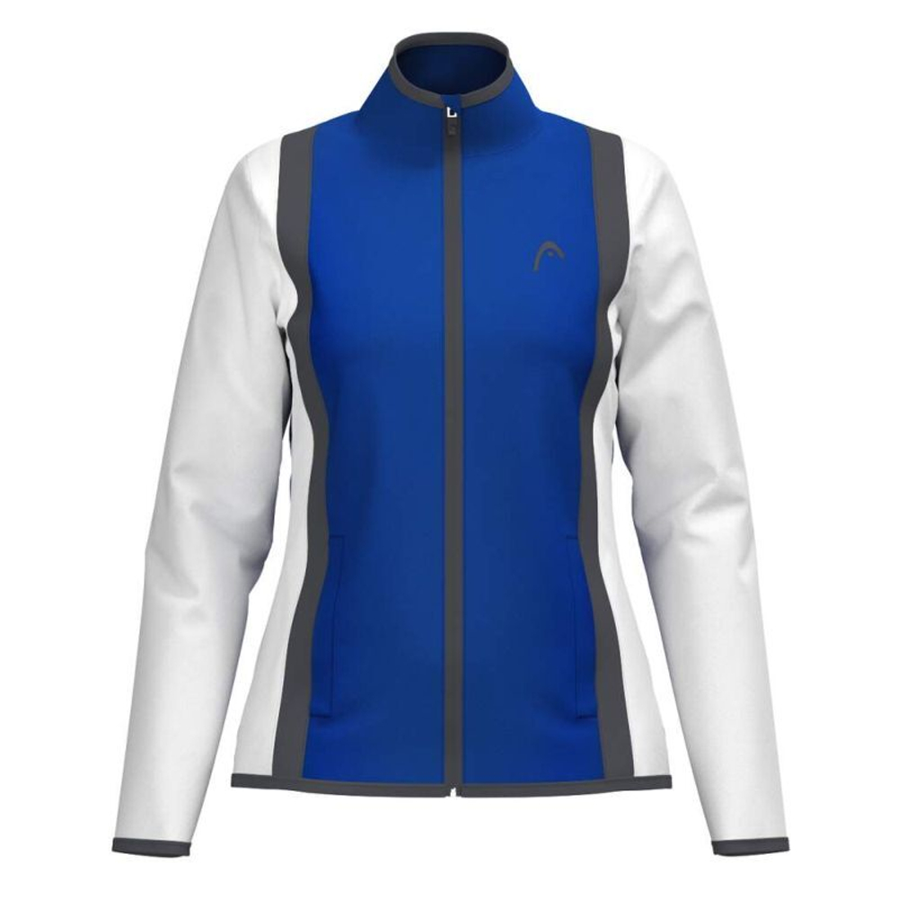 Женская теннисная куртка Head Club 25 - royal blue/white