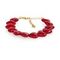 Браслет с красными бусинами в форме Сердец, вид 1