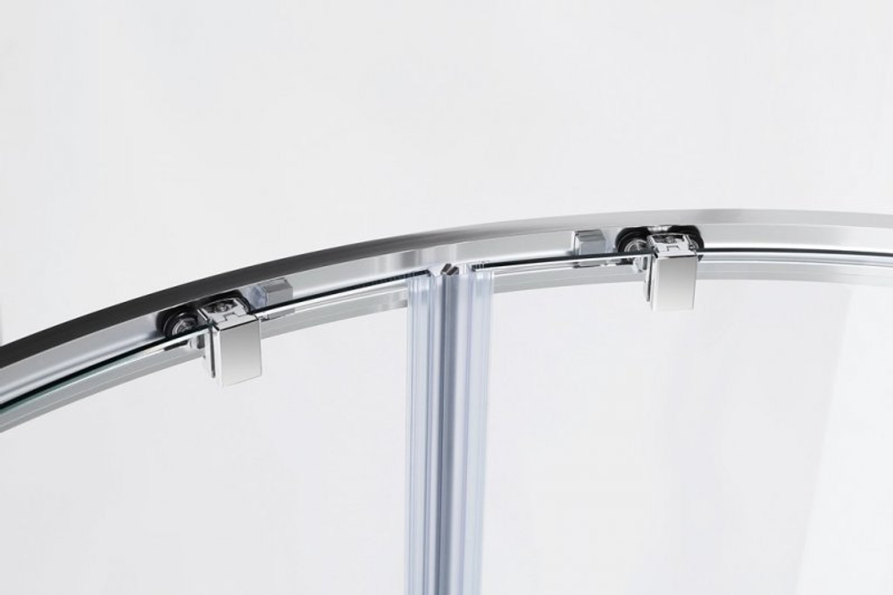 Душевой уголок Cezares MOLVENO-R-2-80-P-Cr, 80х80х195, профиль хром, стекло Punto матовое