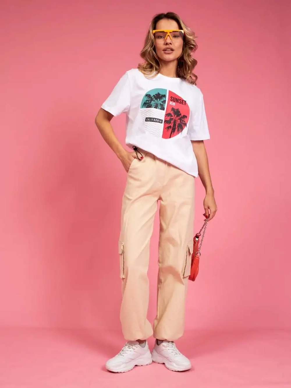 Футболка с принтом california надпись калифорния