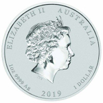 1 доллар. Год свиньи. Австралия. 2019 г.