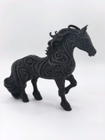 3d модель "Чёрная лошадь"