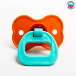 1102662 Пустышка латексная классическая «Стрекоза» с кольцом, от 0 мес., цвета МИКС