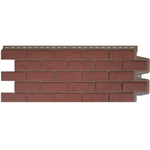 Панель фасадная Grand Line Design Plus Состаренный кирпич корица с темно-бежевым швом 1109х418 мм