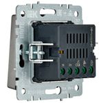 BRITE Кнопка звонка с индикацией для отелей 10А ВС10-1-9-БрС сталь IEK