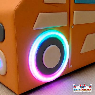 Воздушный фонтан «Машинка» с подсветкой, 120×60×120 см