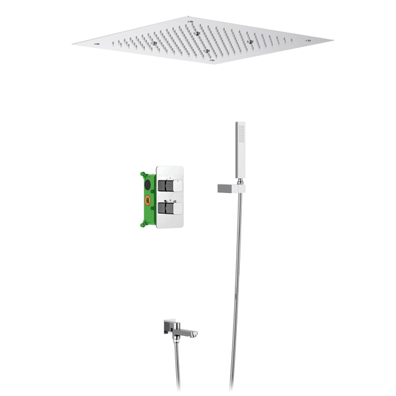 Душевая система встроенная с термостатом Petruma SX-5019/00SM Хром