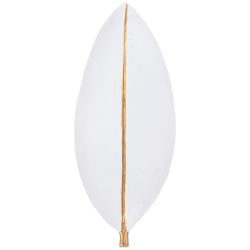 БЛЮДО ДЕКОРАТИВНОЕ "LEAF" ЦВЕТ:БЕЛЫЙ 39*16,5*4СМ