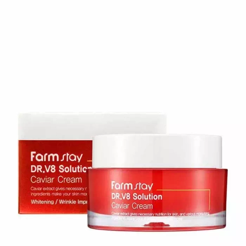 Крем с экстрактом икры FarmStay Dr-V8 Solution Caviar Cream