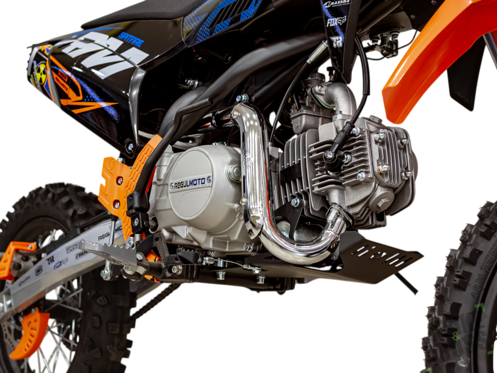 Питбайк Regulmoto SPITFIRE 17/14 PRO 140сс черный/оранжевый