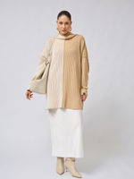 Свитер оверсайз двухцветный