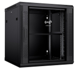 Шкаф настенный 19", 12U Cabcoil CC-WL-12.6.6-G-BK