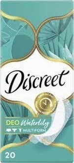DISCREET 20 шт. Deo Water Lily Multiform Single Женские гигиенические прокладки на каждый день