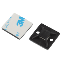 Площадка самоклеящаяся под хомуты ЭРА NO-225-344 25х25 мм чёрная 50 штук