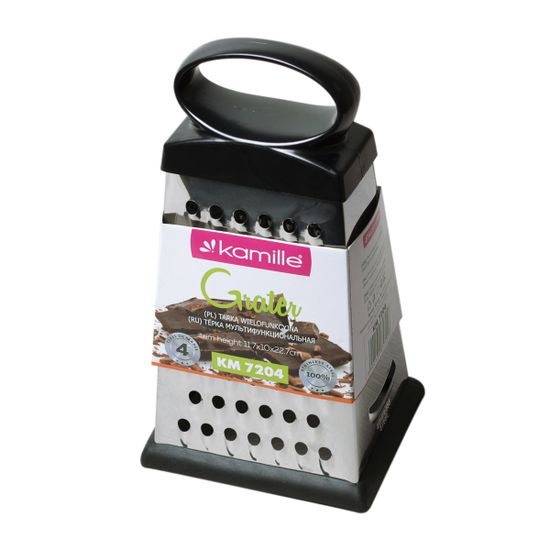 Терка-пирамида из нержавеющей стали Kamille KM-7204 (4 типа лезвий)