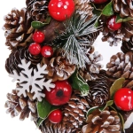 Венок хвойный «Лесная симфония» d=24 см