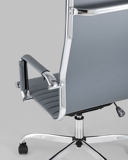 Кресло руководителя TopChairs City серый