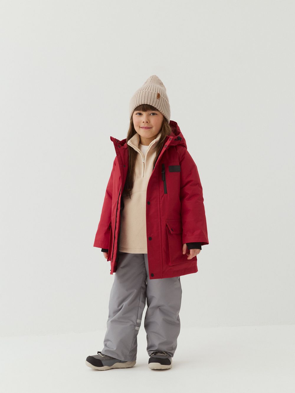 Парка демисезонная "Томат"