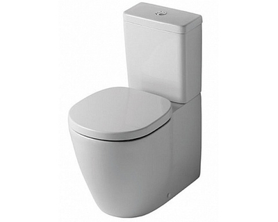 Унитаз напольный Ideal Standard Connect Aquablade бачок Cube E039701+E797001 без сиденья
