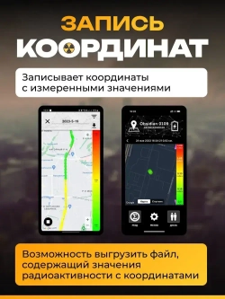 Дозиметр радиации RADEX OBSIDIAN / Радиометр