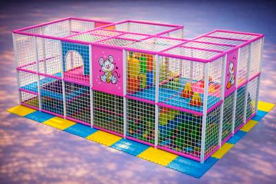 Детский игровой лабиринт «Джунгли ждут!», 6,5*4,8*2,8 м