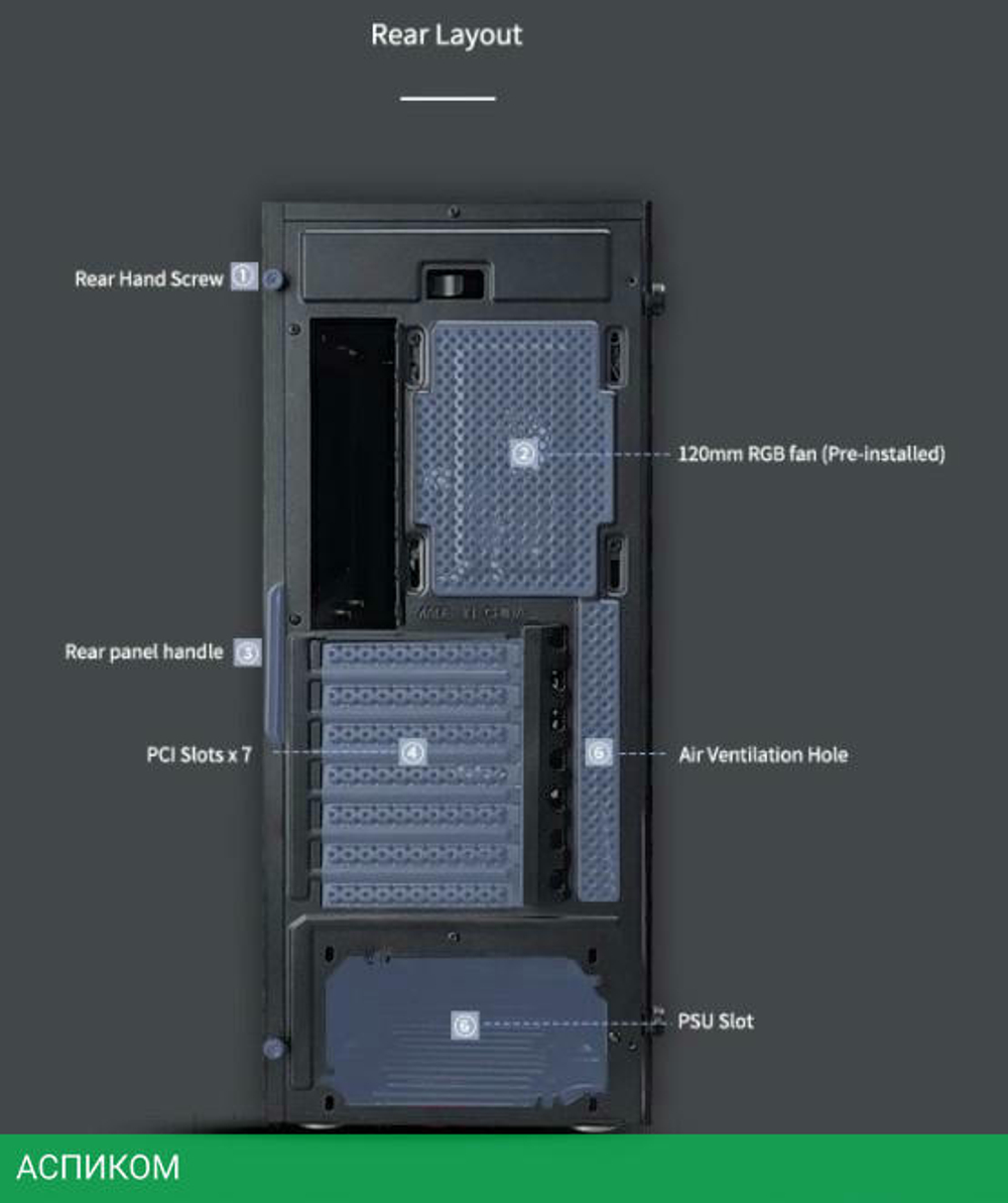 Корпус Zalman Z1 Plus без БП черный