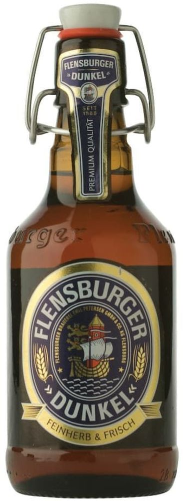Пиво Фленсбургер Дункель / Flensburger Dunkel 0.33 - стекло