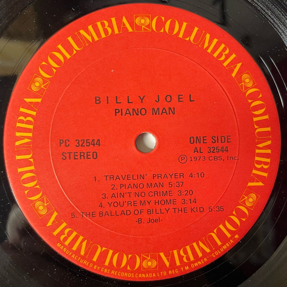 Винтажная виниловая пластинка LP Billy Joel Piano Man (USA 1981)