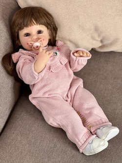 Кукла Реборн виниловая 55см в пакете (FA-309)