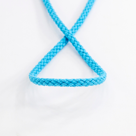 Шнур PEGA хлопковый, цвет голубой, 5,3 мм, 25 м (10013160/150223/3069969/1_Чехия)