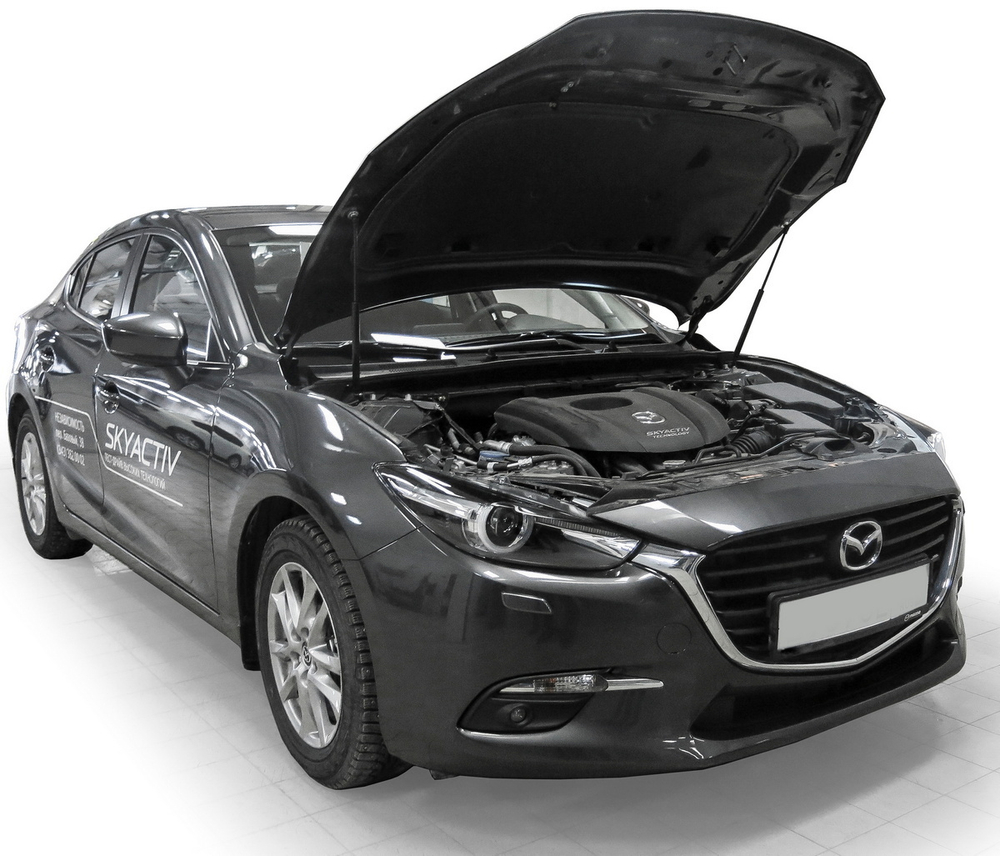 Упоры капота АвтоУпор для Mazda 3 BM 2013-2018/6 GJ 2012-2018 2018-н.в., 2 шт., UMA6012