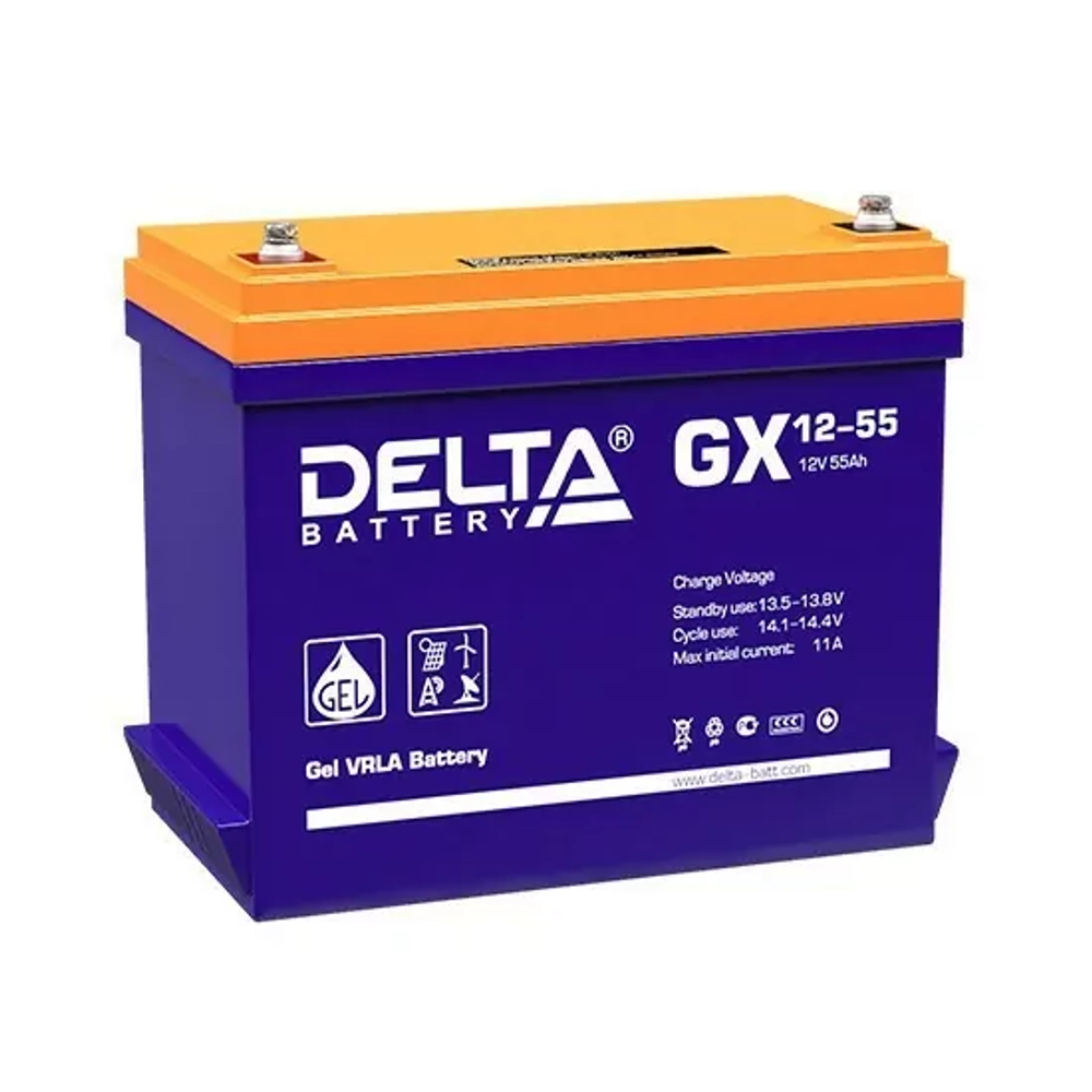Аккумуляторная батарея Delta GX 12-55